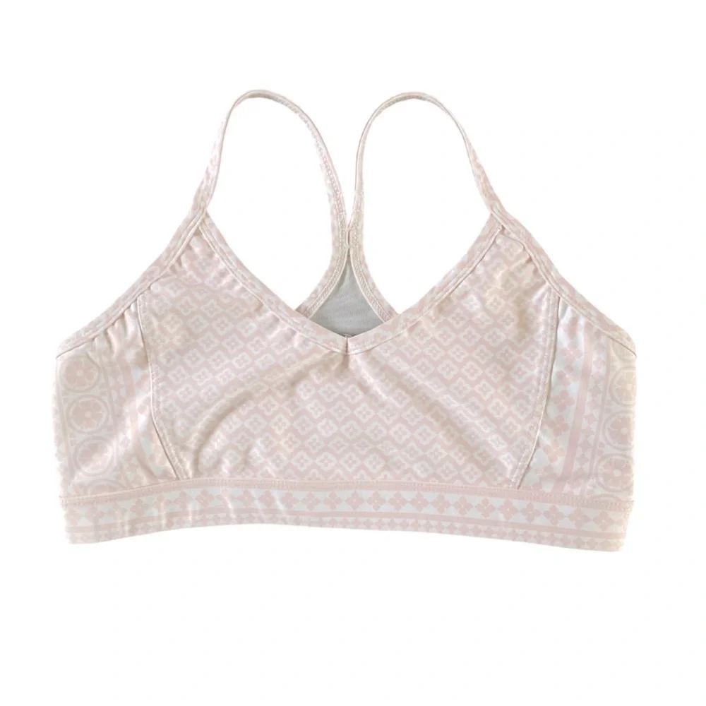 Sarah’s Day x White Fox Active Sports Bra Y Back Pink Floral Size S